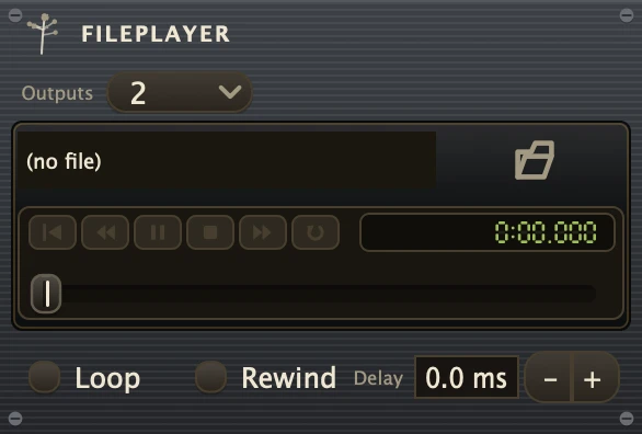 FilePlayer editor