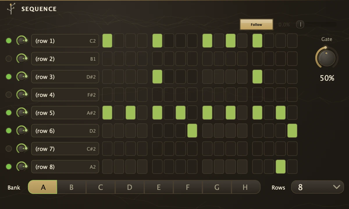 Sequence editor